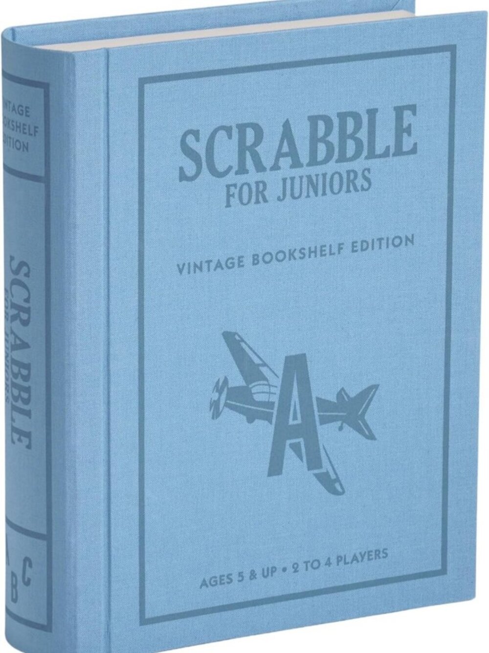 Vintage Scrabble for Juniors Board Game - Classic Bookshelf Edition, Fun Family